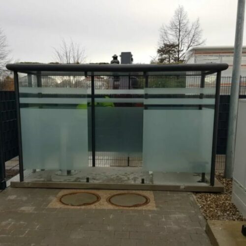 Rookabri Milaan 18 Rookabri MIlaan in de uitvoering uitvoering 2 met decor glas, zoals u deze in de winkelmand kunt bestellen